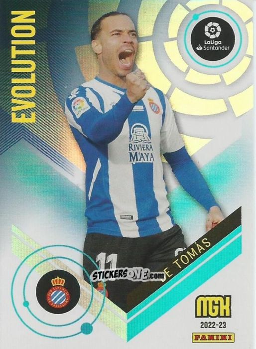 Figurina Raúl De Tomás Gómez - Liga 2022-2023. Megacracks n. 383 - Panini