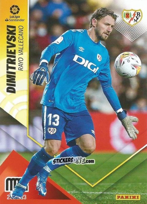 Figurina Dimitrievski - Liga 2022-2023. Megacracks n. 263 - Panini