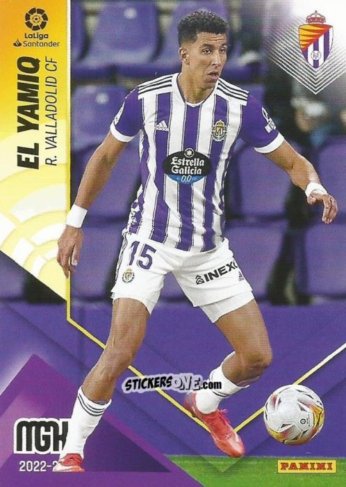 Sticker El Yamiq - Liga 2022-2023. Megacracks n. 340 - Panini