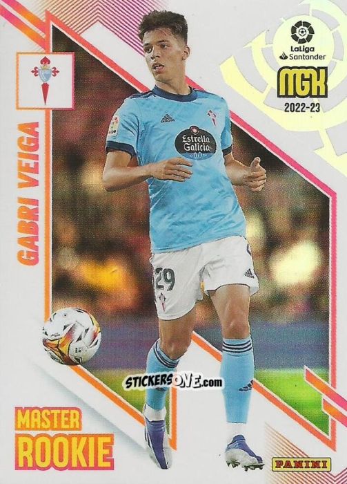 Figurina Gabri Veiga - Liga 2022-2023. Megacracks n. 413 - Panini