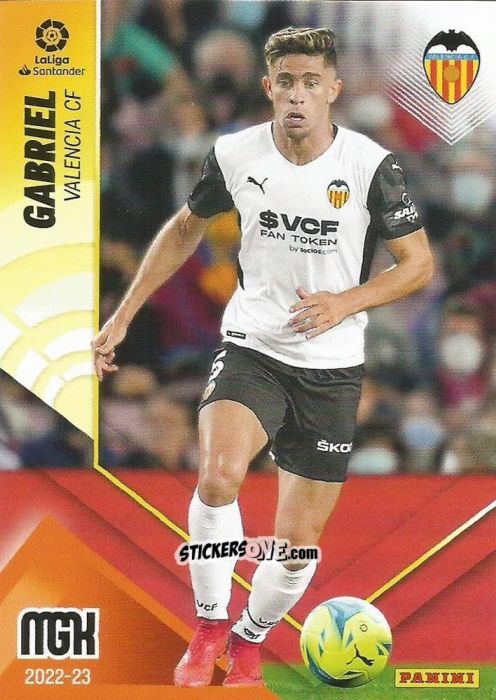 Cromo Gabriel - Liga 2022-2023. Megacracks n. 322 - Panini