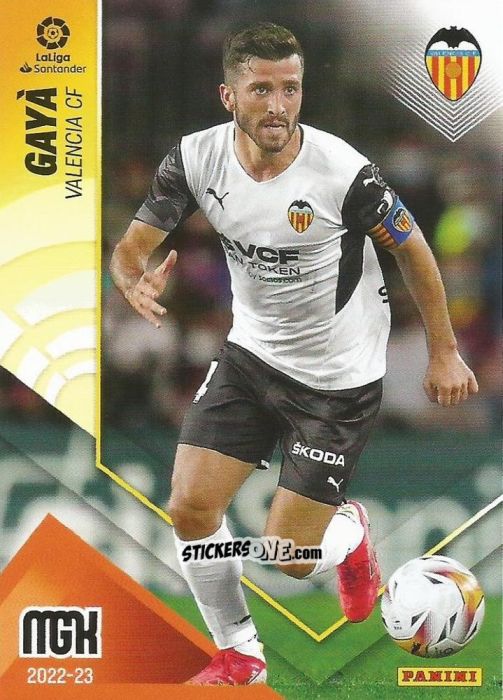 Figurina Gayá - Liga 2022-2023. Megacracks n. 324 - Panini