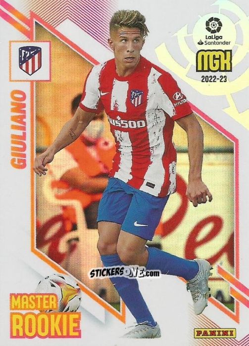 Sticker Giuliano Simeone - Liga 2022-2023. Megacracks n. 414 - Panini
