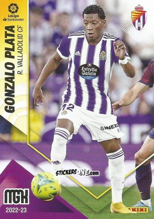 Sticker Gonzalo Plata - Liga 2022-2023. Megacracks n. 348 - Panini