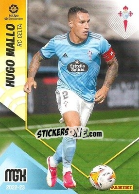 Figurina Hugo Mallo - Liga 2022-2023. Megacracks n. 121 - Panini