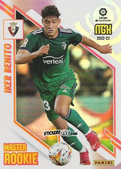 Figurina Iker Benito - Liga 2022-2023. Megacracks n. 415 - Panini