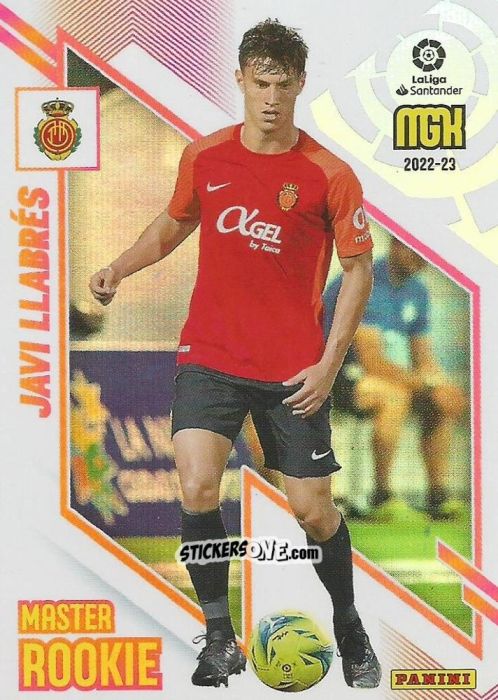 Figurina Javi Llabres - Liga 2022-2023. Megacracks n. 418 - Panini