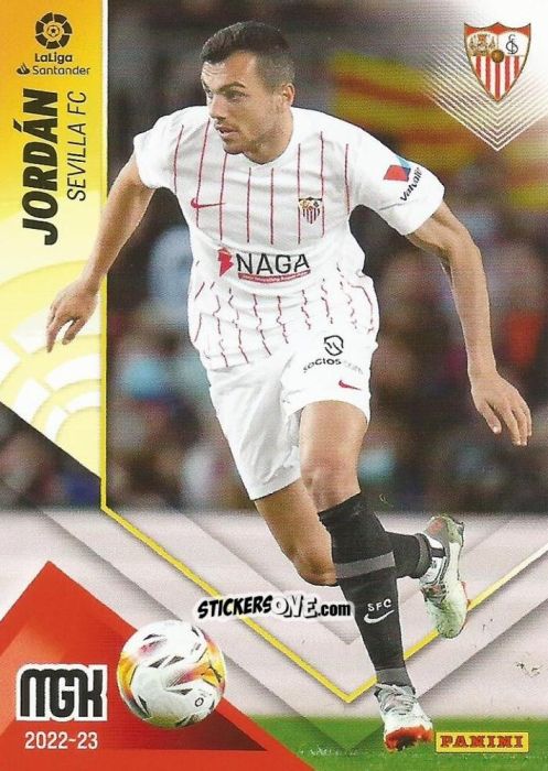 Figurina Jordán - Liga 2022-2023. Megacracks n. 307 - Panini