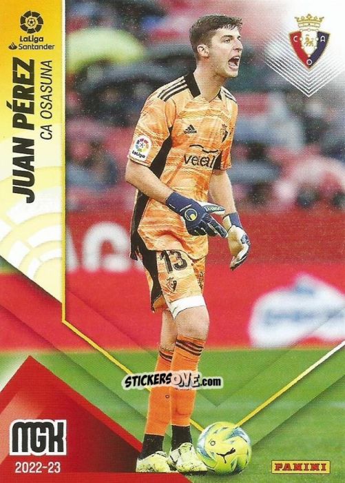 Figurina Juan Pérez - Liga 2022-2023. Megacracks n. 246 - Panini