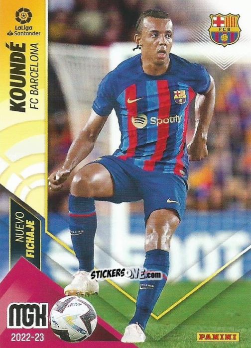 Sticker Koundé - Liga 2022-2023. Megacracks n. 461 - Panini