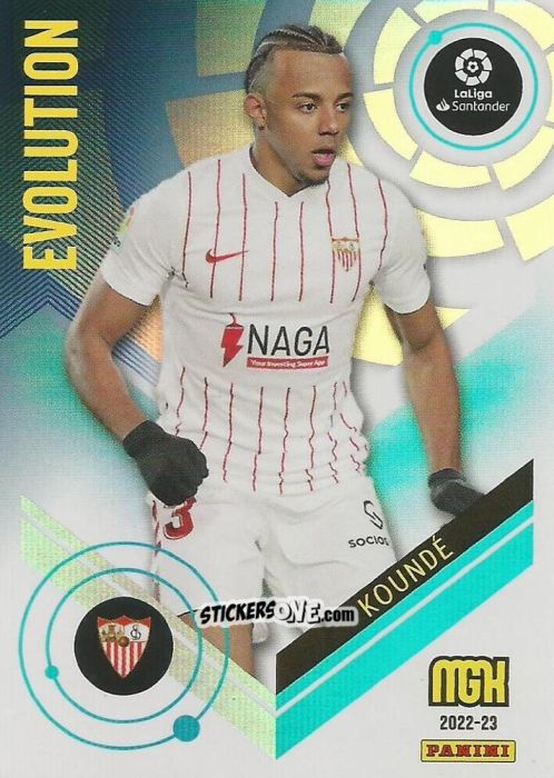 Sticker Koundé - Liga 2022-2023. Megacracks n. 391 - Panini