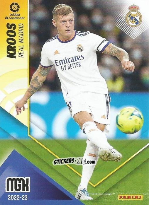 Sticker Kroos - Liga 2022-2023. Megacracks n. 218 - Panini