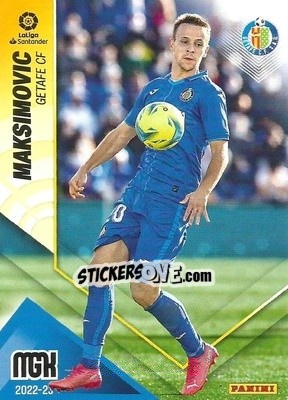 Figurina Maksimovic - Liga 2022-2023. Megacracks n. 182 - Panini