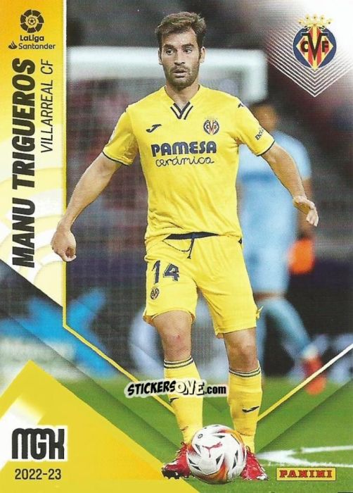 Figurina Manu Trigueros - Liga 2022-2023. Megacracks n. 365 - Panini