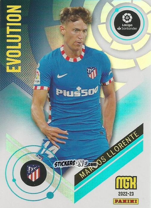 Sticker Marcos Llorente - Liga 2022-2023. Megacracks n. 393 - Panini