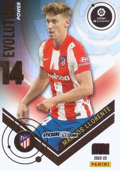 Sticker Marcos Llorente - Liga 2022-2023. Megacracks n. P393 - Panini