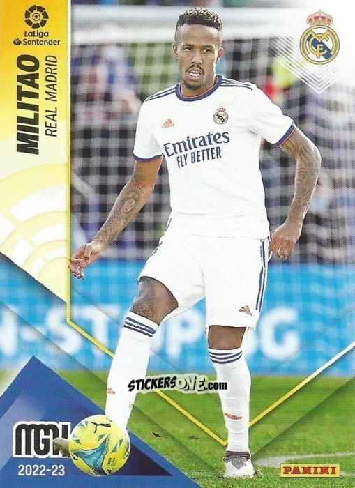 Figurina Militao - Liga 2022-2023. Megacracks n. 212 - Panini