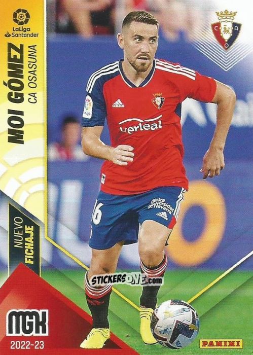 Figurina Moi Gómez - Liga 2022-2023. Megacracks n. 447 - Panini