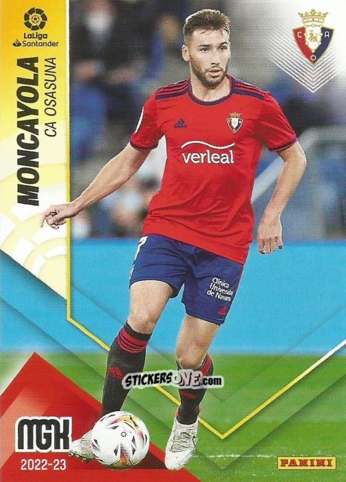 Figurina Moncayola - Liga 2022-2023. Megacracks n. 254 - Panini