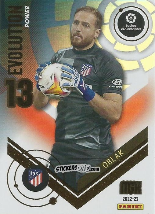 Sticker Oblak - Liga 2022-2023. Megacracks n. P397 - Panini