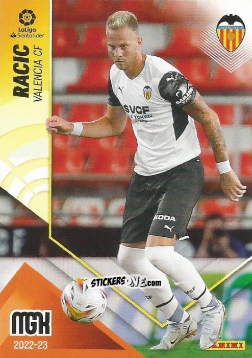 Figurina Racic - Liga 2022-2023. Megacracks n. 327 - Panini