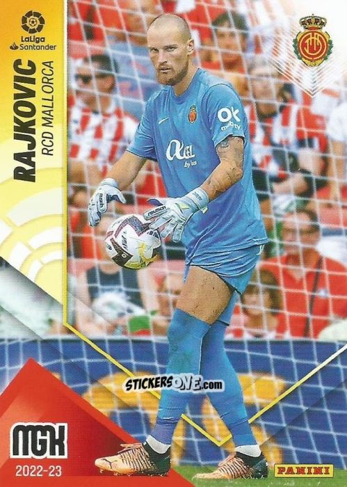 Figurina Rajkovic - Liga 2022-2023. Megacracks n. 227 - Panini