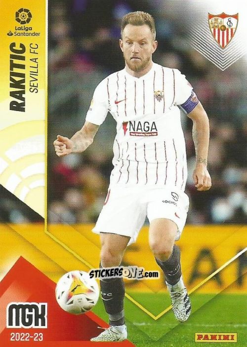 Figurina Rakitic - Liga 2022-2023. Megacracks n. 309 - Panini