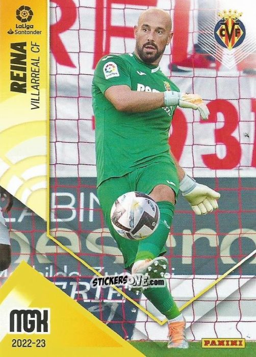 Figurina Reina - Liga 2022-2023. Megacracks n. 354 - Panini