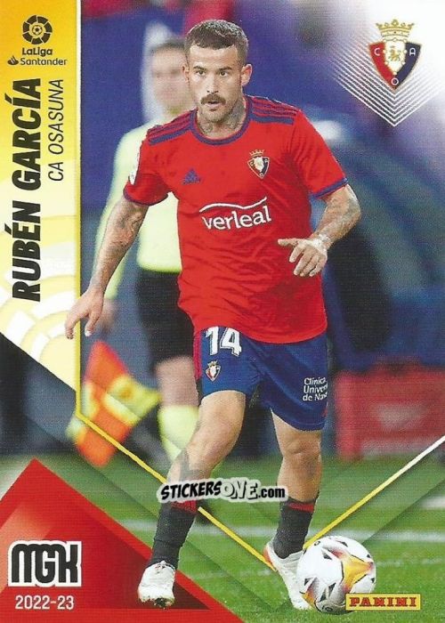 Figurina Rubén García - Liga 2022-2023. Megacracks n. 257 - Panini