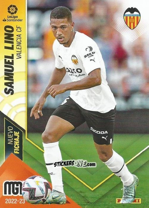 Sticker Samuel Lino - Liga 2022-2023. Megacracks n. 441 - Panini