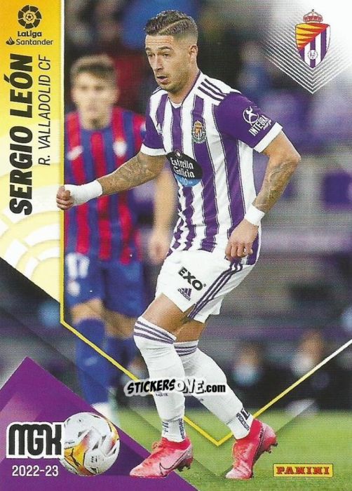 Cromo Sergio León - Liga 2022-2023. Megacracks n. 350 - Panini