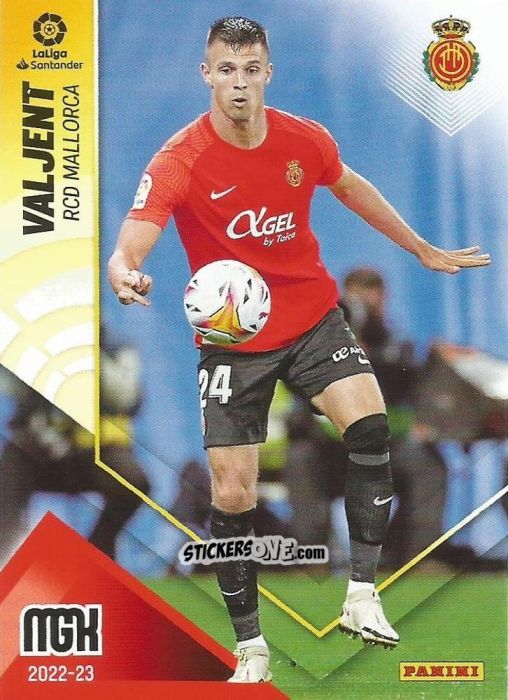 Figurina Valjent - Liga 2022-2023. Megacracks n. 231 - Panini