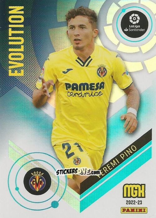 Cromo Yeremi Pino - Liga 2022-2023. Megacracks n. 405 - Panini