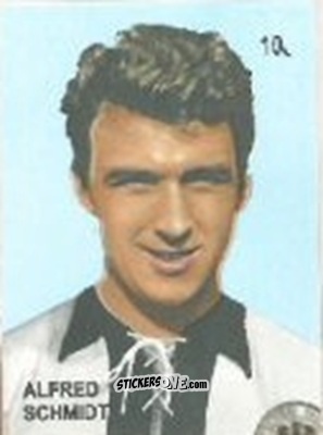 Sticker Alfred Schmidt - Campeonato Mundial de Futbol 1958 Suecia n. 10 - IMPORTADORES PERUANOS