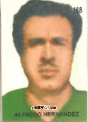 Sticker Alfredo Hernández - Campeonato Mundial de Futbol 1958 Suecia n. 168 - IMPORTADORES PERUANOS