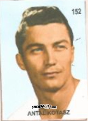 Cromo Antal Kotász - Campeonato Mundial de Futbol 1958 Suecia n. 152 - IMPORTADORES PERUANOS