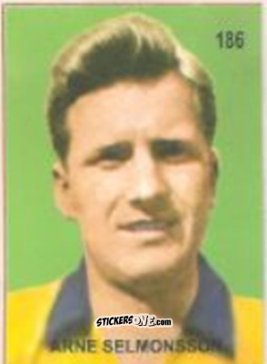 Sticker Arne Selmosson - Campeonato Mundial de Futbol 1958 Suecia n. 186 - IMPORTADORES PERUANOS