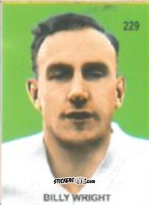 Sticker Billy Wright - Campeonato Mundial de Futbol 1958 Suecia n. 229 - IMPORTADORES PERUANOS