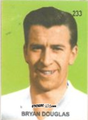 Figurina Bryan Douglas - Campeonato Mundial de Futbol 1958 Suecia n. 233 - IMPORTADORES PERUANOS