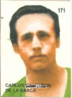 Cromo Carlos Calderón de la Barca - Campeonato Mundial de Futbol 1958 Suecia n. 171 - IMPORTADORES PERUANOS