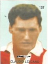 Sticker Claudio Lezcano - Campeonato Mundial de Futbol 1958 Suecia n. 107 - IMPORTADORES PERUANOS