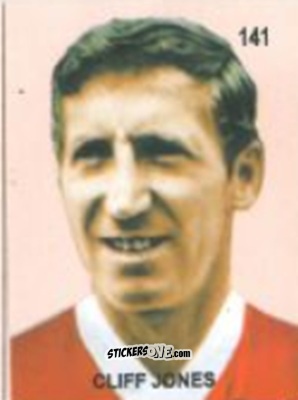 Sticker Cliff Jones - Campeonato Mundial de Futbol 1958 Suecia n. 141 - IMPORTADORES PERUANOS