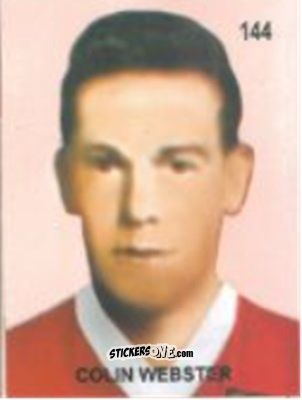 Sticker Colin Webster - Campeonato Mundial de Futbol 1958 Suecia n. 144 - IMPORTADORES PERUANOS