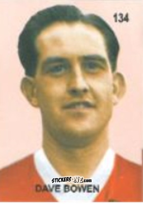 Sticker Dave Bowen - Campeonato Mundial de Futbol 1958 Suecia n. 134 - IMPORTADORES PERUANOS