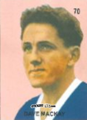 Sticker Dave Mackay - Campeonato Mundial de Futbol 1958 Suecia n. 70 - IMPORTADORES PERUANOS