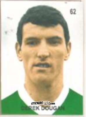 Cromo Derek Dougan - Campeonato Mundial de Futbol 1958 Suecia n. 62 - IMPORTADORES PERUANOS