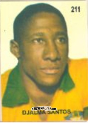 Sticker Djalma Santos - Campeonato Mundial de Futbol 1958 Suecia n. 211 - IMPORTADORES PERUANOS