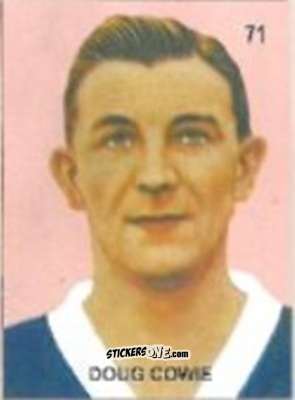 Sticker Doug Cowie - Campeonato Mundial de Futbol 1958 Suecia n. 71 - IMPORTADORES PERUANOS