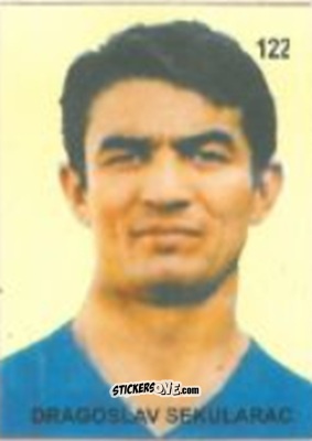 Cromo Dragoslav Šekularac - Campeonato Mundial de Futbol 1958 Suecia n. 122 - IMPORTADORES PERUANOS