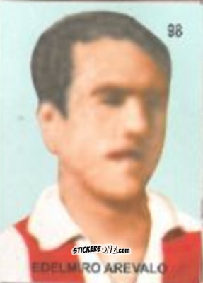 Sticker Edelmiro Arévalo - Campeonato Mundial de Futbol 1958 Suecia n. 98 - IMPORTADORES PERUANOS